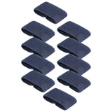 Maxbell 10x Elastic Belt Keepers Strap Retainer Band for Pants Belt Nylon Belt Loops Dark Blue