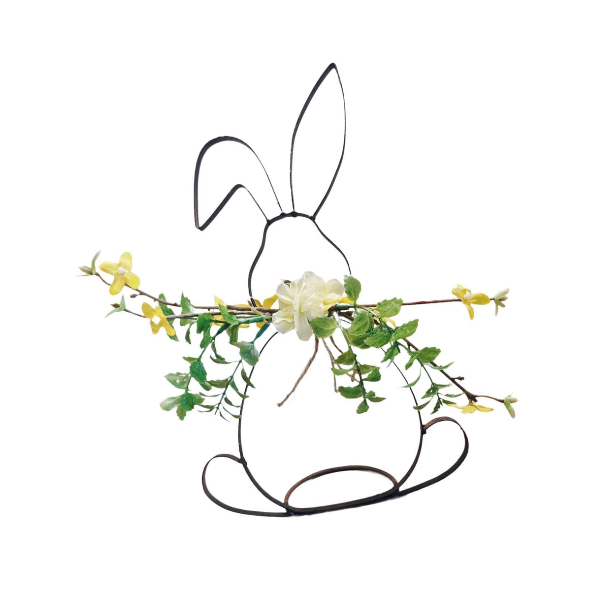 Maxbell Rabbit Shape Ornament Collections Outdoor Decoration for Yard Balcony Office
