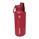Maxbell Insulated Water Bottle 1180ml Outdoor Drinking Cup for Hiking Office Camping red