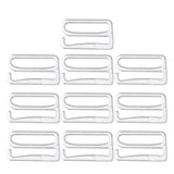 Maxbell 10pcs Alloy Replacement Bra Strap Slide Hook Fig 9 Lingerie Adjuster 19mm - Aladdin Shoppers