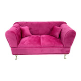 Maxbell Sofa Shaped Jewelry Box Dresser Jewelry Organizer for Pendant Rings Brooches Style B