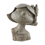 Maxbell Girl Flower Pot Girl Statue Gift Vivid for Outdoor Kitchen Table Centerpiece