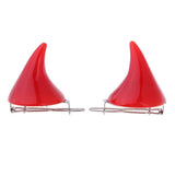 Maxbell 1/6 New Style Doll Hair Clips Hairpin Red Horn Shape Headdress For Blythe for Neo Dolls Party Dress-up Accessories - Aladdin Shoppers