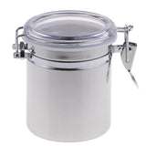 Maxbell 2Pcs Stainless Steel Pipe Tobacco Tin Can Humidifier Humidor Box Pot
