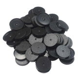 Maxbell Gaming Miniatures Bases 1.10inch Mini Table Games Black Game Figures Display 50pcs