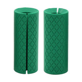 Maxbell 2x Silicone Grips 1Pair Tool Thick for Gym Dumbbell Training Weightlifting green - Aladdin Shoppers