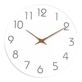 Decorative Wall Clock No Ticking Simple for Kitchen Island Dorm Hallway