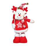 Maxbell Stretchable Christmas Doll Holiday Decorative for Living Room Window Desktop Christmas Elk