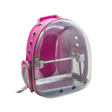 Maxbell Maxbell Travel Bird Parrot Cage Carrier with Stand Perch Cup 8 Colors Rose Red