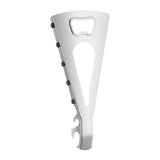 Maxbell Jar Opener Multifunctional Bottle Opener Bar Gift Lid Opener Gripper for Can Argent