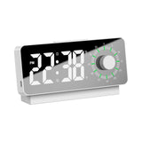 Maxbell Maxbell Digital Alarm Clock Modern Large Display LED Clock for Bedroom White Green Light