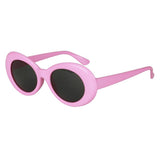 Maxbell Retro Clout Goggles Glasses Oval Bold Mod Thick Frame Sunglasses Pack of 2