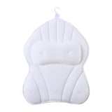 Maxbell Bathtub Pillow Headrest Pool Machine Washable Breathable Bathing Bath Pillow White