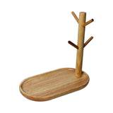 Maxbell 2x Wood Mug Rack Holder Tree Coffee Cup Storage Stand