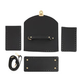 Maxbell Bag Bases for Crochet Craft Bottom Shaper Pad for Handbag Underarm Bag Women Black