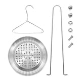 Maxbell Stainless Steel Turkey Fryer Stand Goose Chicken Rack for BBQ Camping Picnic