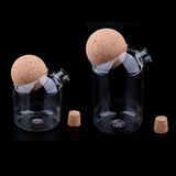 2pcs/Set Glass Food Storage Jar Kitchen Canister for Candy Coffee Tea