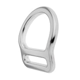 Maxbell Maxbell 23KN Rock Climbing Safety Harness Slotted Bent D Ring for Webbing Belt Big