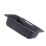 Maxbell Extendable Colander Strainer Sink Colander Strainer Basket for Fruits Dishes Dark Gray  XL
