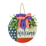 Maxbell Welcome Sign for Front Door Front Door Wreath for Indoor Outdoor Porch Decor
