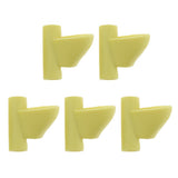 Maxbell Maxbell 5Pcs Silicone Pencil Grip Writing Posture Correction Training Tool Yellow