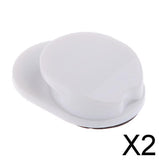 Maxbell 2xStand Hook Hanger Holder Clasp Mounts For CellPhone Finger  White