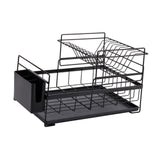 Maxbell 2 Tiers Dish Drying Rack Kitchen Dish Drainer Tray for Restaurant Hotel Bar