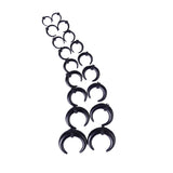 Maxbell 2x 9 Pairs 14G-00G Spiral Flesh Tunnel Ear Expander Stretchers Taper Plugs Kit