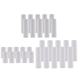Maxbell 30 Pieces DIY Cylinder Shape Styrofoam Foam Material for Craft 120/90/63mm