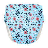Adults Cloth Diapers Wraps for Elderly Women Men Soft Incontinence Underwear XL Light Blue