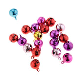 Maxbell 2.5mm Multi-colors Xmas Jingle Bells Pendant Handmade Party Crafts DIY 14mm