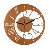Maxbell Nordic Wall Clock Nordic Simple Wall Decor for Bedroom Living Room Classroom wood