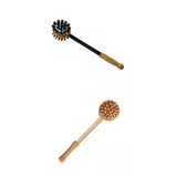 Maxbell 2 Pieces Manual Muscle Massage Hammer Stick Wood Handle Body Care 40x10cm