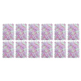 Maxbell 12 Pieces Artificial Flower Wall Panels Wedding Venue Decor Pink White