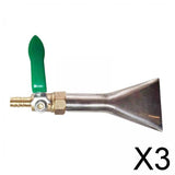 Maxbell 3xCar Wash Foam Machine Accessories Stainless Steel Flat Mouth Spray     Mouth