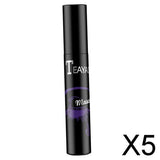 Maxbell 5xMakeup Mascara Waterproof No Clumping Volumizing Lengthening Mascara Purple