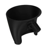 Maxbell Flour Funnel Comfortable Multipurpose Simple Setup Accessories Kitchen Parts Black