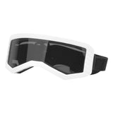 Maxbell Dog Sunglasses Fashion Comfortable Dog Goggles for Riding Driving Travelling White Frame