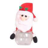Maxbell Christmas Candy Jar Candy Can Xmas Ornament Treat Box for Home Holiday Party Santa Claus 17cmx8cm