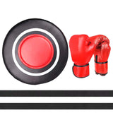 Maxbell Wall Mounted Punching Pad Adults Boxing Wall Target for Exercise Gym Workout Red Adult Gloves