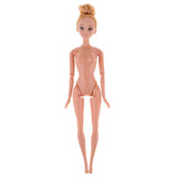 Maxbell BJD Nude Doll 1/6 Doll 12 Ball Jointed Dolls Girl Doll with Makeup Head for DIY Dolls (Blonde Hair) - Aladdin Shoppers