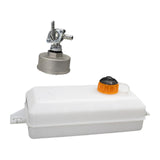 Maxbell Impact Rammer Gas Tank Large Gas Canister for Mower Electric Tampers Trimmer White