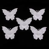 5Pcs Butterfly Lace Patch Dress Embossed Embroidery Appliques Sewing Craft - Aladdin Shoppers