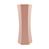 Maxbell Flower Vase Minimalist Easy to Use Ideal Gift Modern Simple Desktop Ornament Pink
