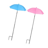Maxbell Plant Umbrellas Decorative Sun Protection for Backyard Potted Plants Outdoor 2 Pieces