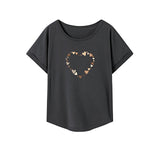 Maxbell Maxbell Women's T Shirt Summer Clothes Female Soft Basic Tee for Camping Street Trip M