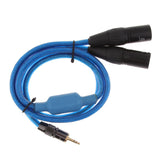 1/8 Inch to Dual XLR Stereo Splitter Y Audio Cable (3.3FT) - Male 3.5mm Phono Mono to XLR Male Connector Wire Cord Plug Jack - Aladdin Shoppers