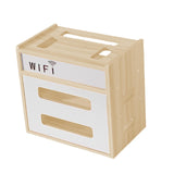 Maxbell Router Storage Box Dustproof Cable Management Case for Office Home Household