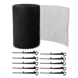 Maxbell Gutter Guard Mesh Roll Sturdy Lightweight DIY Leaf Protection Cover Netting 18cm width