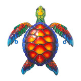 Maxbell Sea Turtle Wall Decor Yard Outdoor Beach Theme Sign Garden Hanging Sculpture Style B